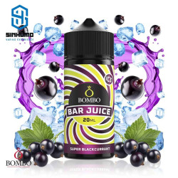 Aroma Super Blackcurrant Ice Longfill Bar Juice by Bombo E-liquids