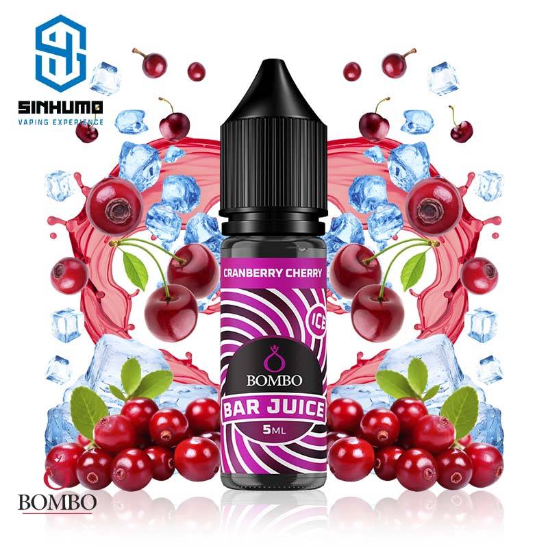 Aroma Cranberry Cherry Ice MiniLongfill by Bombo E-liquids