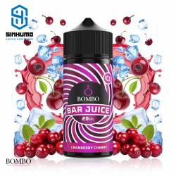 Aroma Cramberry Cherry Ice Longfill Bar Juice by Bombo E-liquids