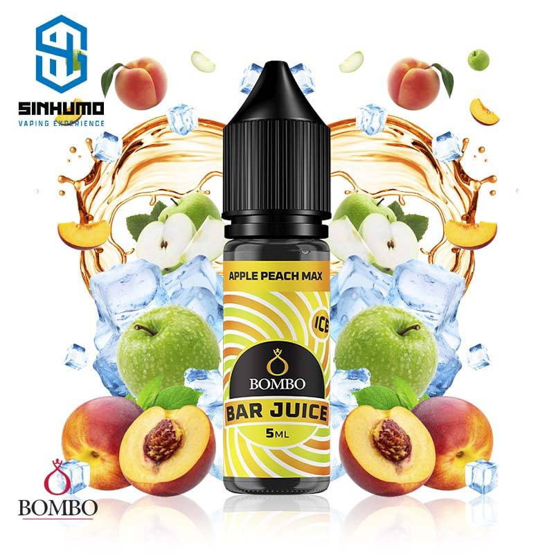 Aroma Apple Peach Max Ice MiniLongfill by Bombo E-liquids
