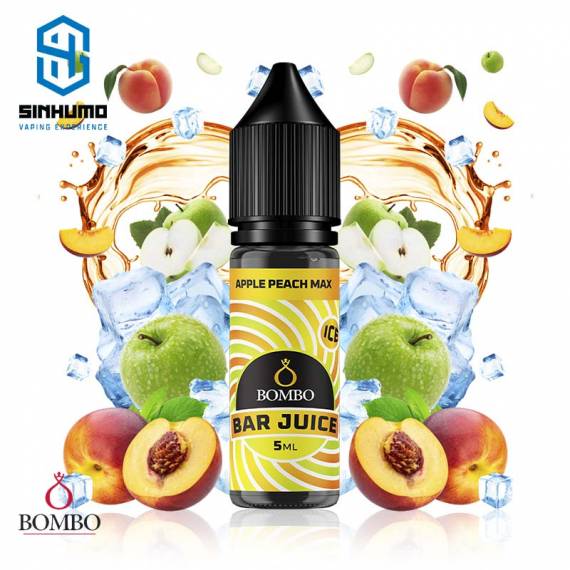 Aroma Apple Peach Max Ice MiniLongfill by Bombo E-liquids