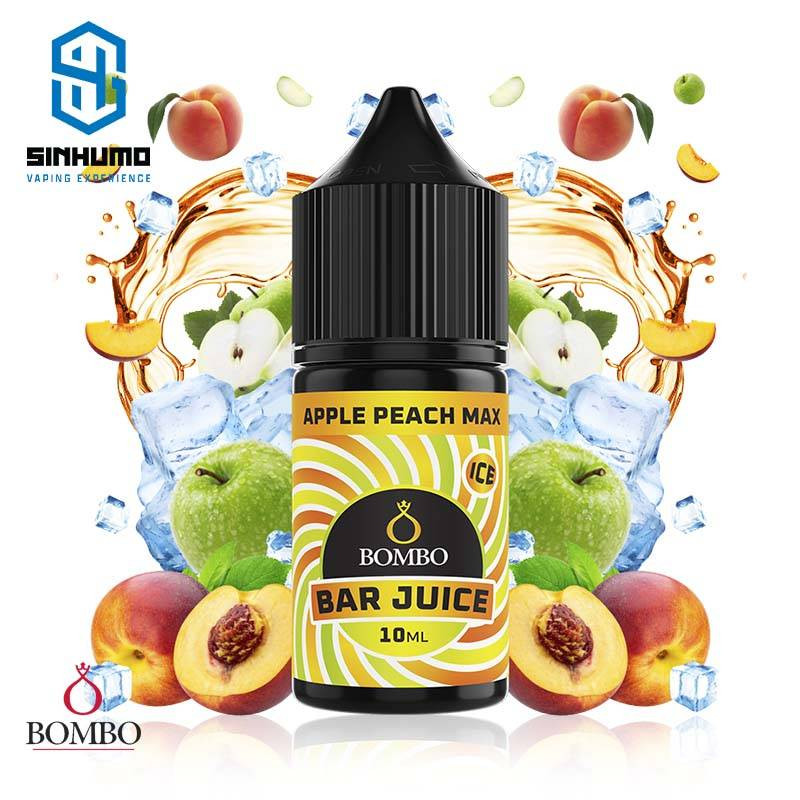 Aroma Apple Peach Max Ice MiniLongfill by Bombo E-liquids