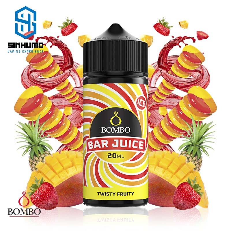 Aroma Twisty Fruity Ice Longfill Bar Juice by Bombo E-liquids