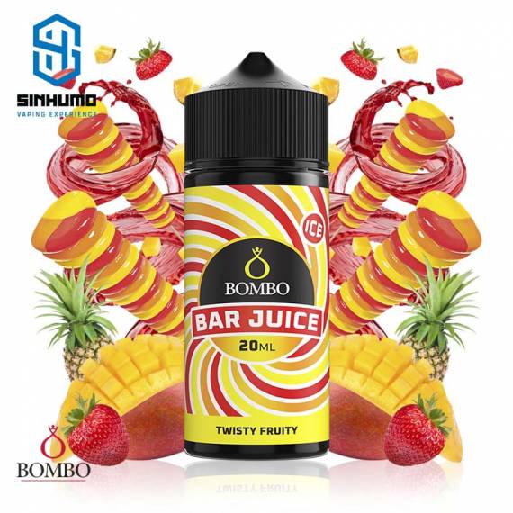 Aroma Twisty Fruity Ice Longfill Bar Juice by Bombo E-liquids