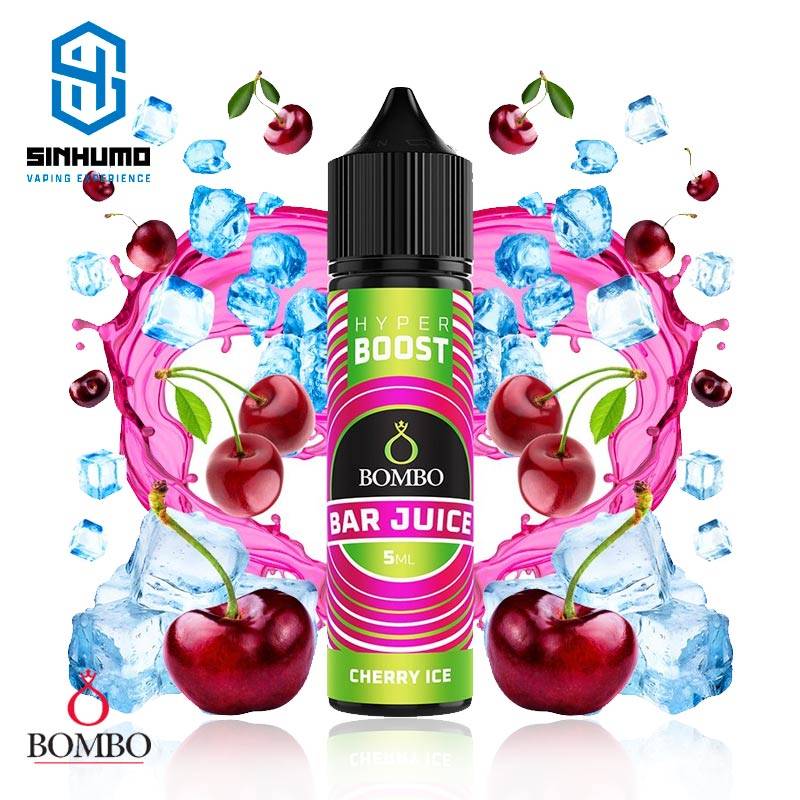 Aroma Cherry Ice 5ml Longfill Hyper Boost Bar Juice by Bombo E-liquids