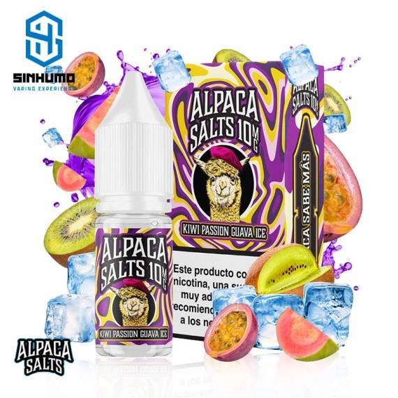 Sales Kiwi Passion Guava Ice 10ml By Alpaca Salts