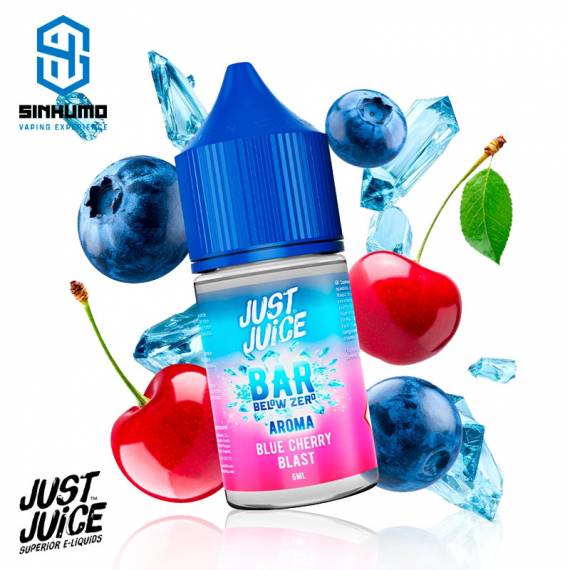 Aroma Blue Cherry Blast 6ml Below Zero MiniLongfill by Just Juice