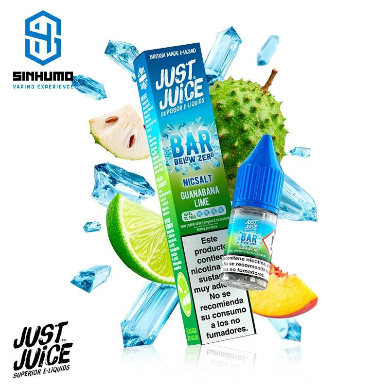 Sales Guanabana Lime 10ml Below Zero by Just Juice