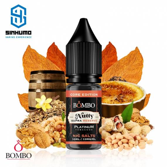 Sales Nutty Supra Reserve (Platinum Tobaccos) 10ml CORE Edition By Bombo E-liquids