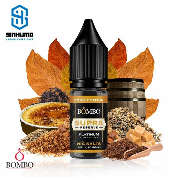 Sales Supra Reserve (Platinum Tobaccos) 10ml CORE Edition By Bombo E-liquids