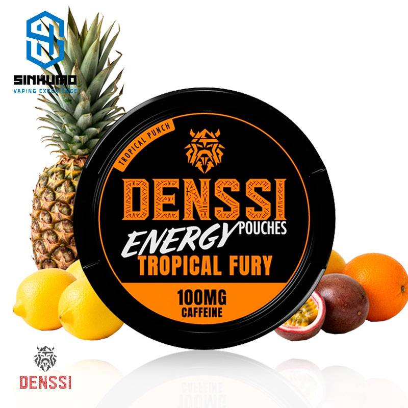 Caffeine Pouches Tropical Fury 100MG by Denssi