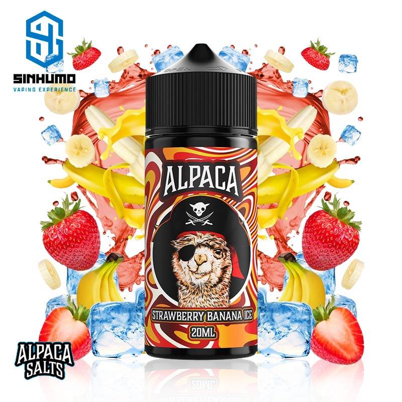 Aroma Strawberry Banana Ice 20ml Longfill by Alpaca
