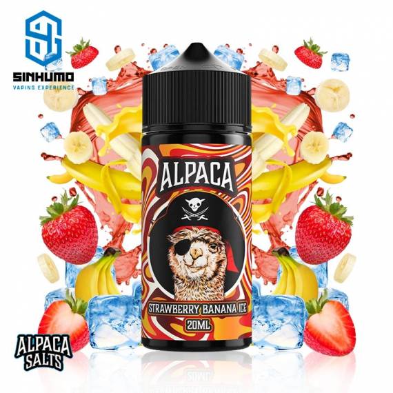 Aroma Strawberry Banana Ice 20ml Longfill by Alpaca