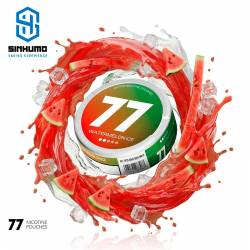 Bolsa de Nicotina Watermelon Ice by 77 Nicotine Pouches
