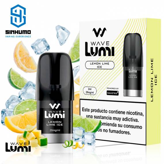 Cartucho Wave Lumi Lemon Lime Ice 20mg