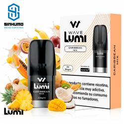 Cartucho Wave Lumi Caribbean Mix 20mg