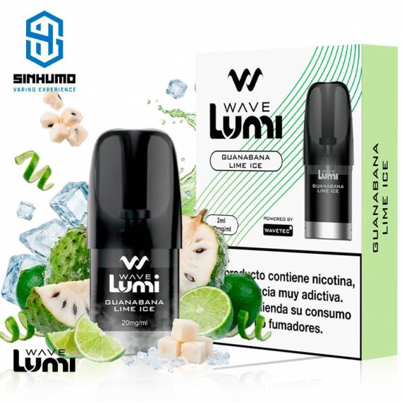Cartucho Wave Lumi Guanabana Lime Ice 20mg