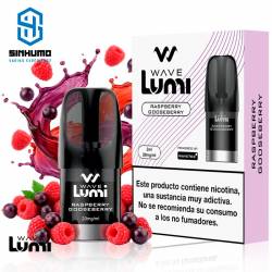Cartucho Wave Lumi Raspberry Gooseberry 20mg