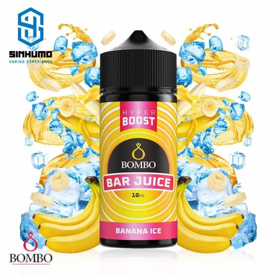 Aroma Banana Ice 10ml Longfill Hyper Boost Bar Juice by Bombo E-liquids