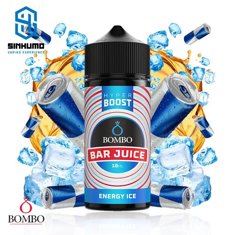 Aroma Energy Ice 10ml Longfill Hyper Boost Bar Juice by Bombo E-liquids
