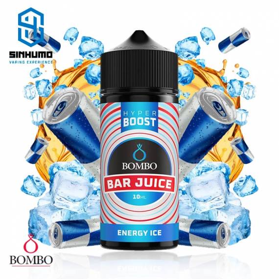 Aroma Energy Ice 10ml Longfill Hyper Boost Bar Juice by Bombo E-liquids