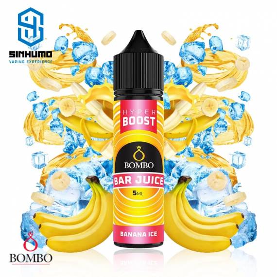 Aroma Banana Ice 5ml Longfill Hyper Boost Bar Juice by Bombo E-liquids