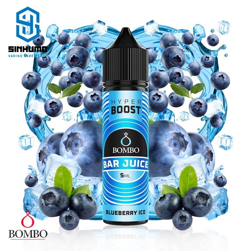 Aroma Blueberry Ice 5ml Longfill Hyper Boost Bar Juice by Bombo E-liquids