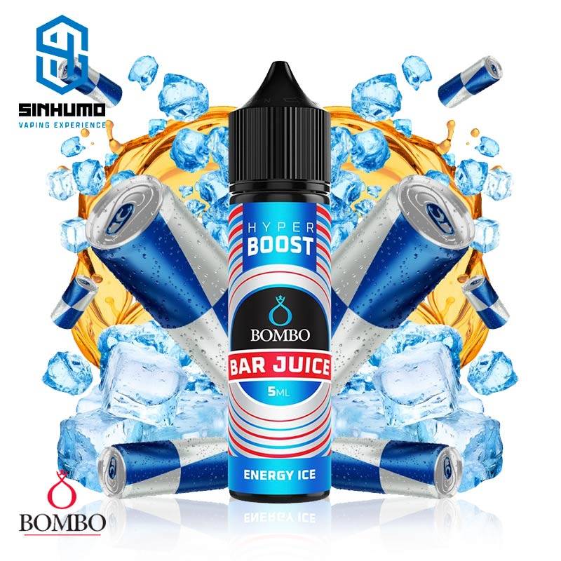 Aroma Energy Ice 5ml Longfill Hyper Boost Bar Juice by Bombo E-liquids