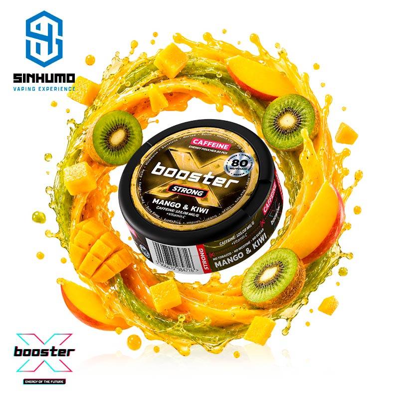 Bolsa de Cafeina Mango Kiwi 80MG by X-Booster