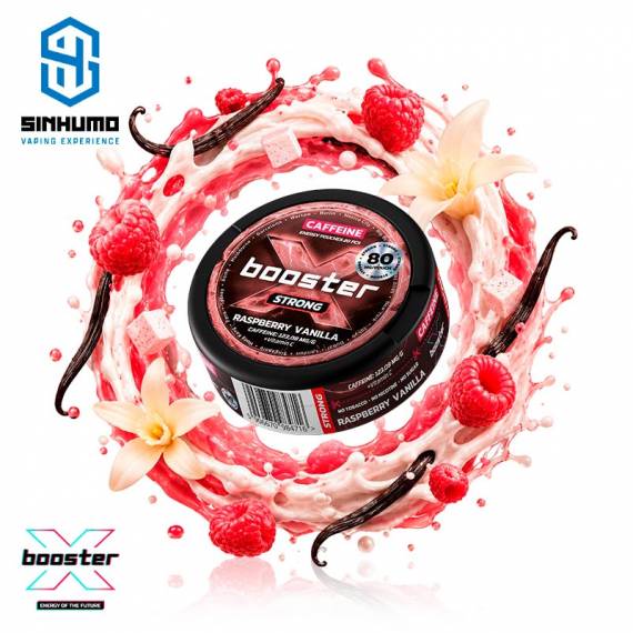 Bolsa de Cafeina Raspberry Vanilla 80MG by X-Booster