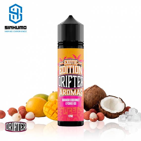 Aroma Mango Coconut Lychee 12ml Exotic Longfill by Drifter Bar Juice