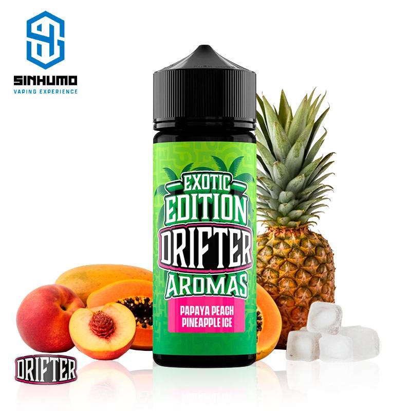 Aroma Papaya Peach Pineapple Ice 24ml Exotic Longfill by Drifter Bar Juice