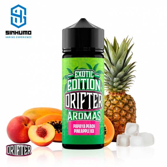 Aroma Papaya Peach Pineapple Ice 24ml Exotic Longfill by Drifter Bar Juice