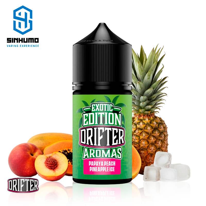 Aroma Papaya Peach Pineapple Ice 6ml Exotic MiniLongfill by Drifter Bar Juice
