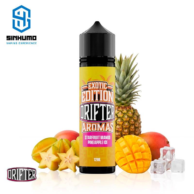 Aroma Starfruit Mango Pineapple Ice 12ml Exotic Longfill by Drifter Bar Juice