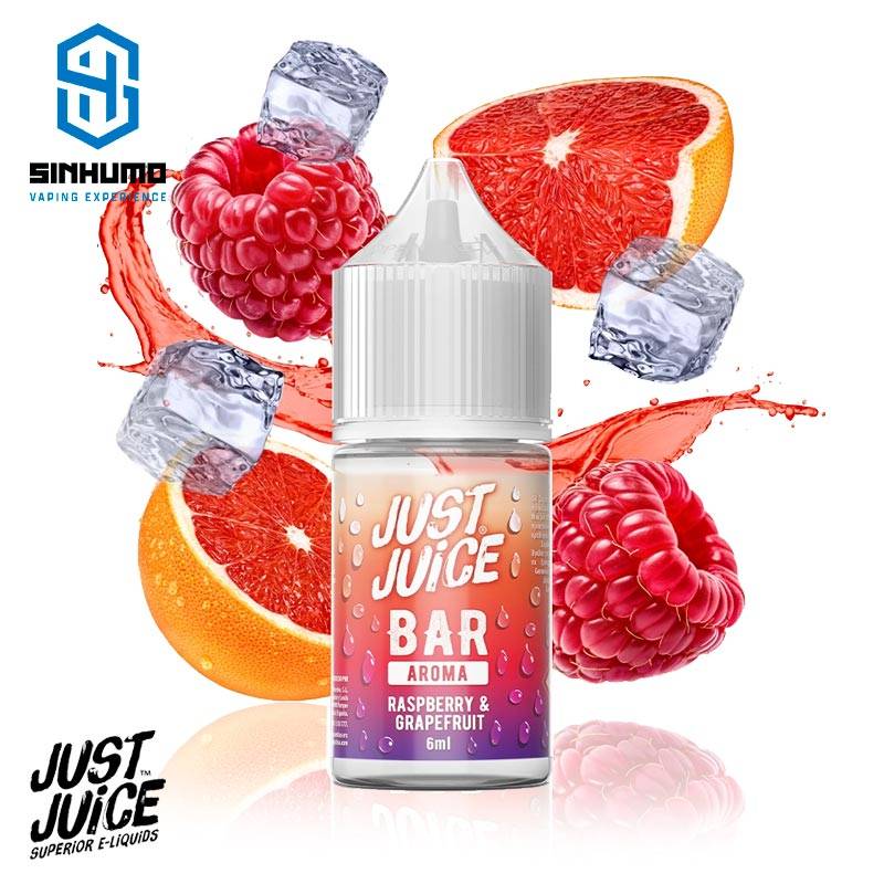 Aroma Raspberry and Grapefruit 6ml Longfill by Just Juice