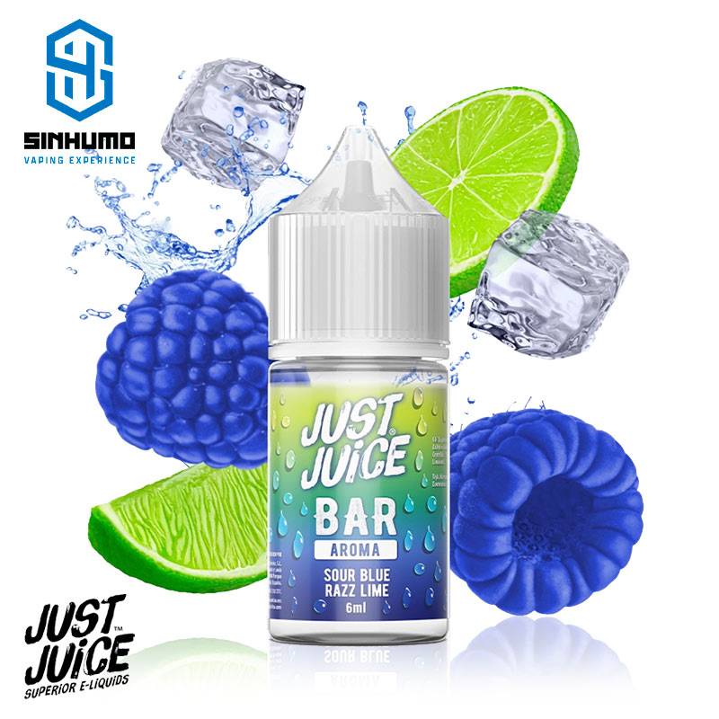 Aroma Sour Blue Razz Lime 6ml MiniLongfill Bar by Just Juice