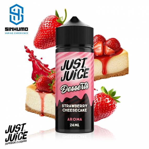 Aroma Strawberry Cheesecake 24ml Desserts Longfill by Just Juice