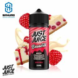 Aroma White Chocolate Raspberry Cheesecake 24ml Desserts Longfill by Just Juice