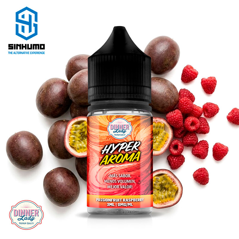 Dinner Lady Hyper Passionfruit Raspberry 10ml | SinHumo