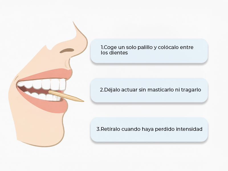 como usar palillos nicotina