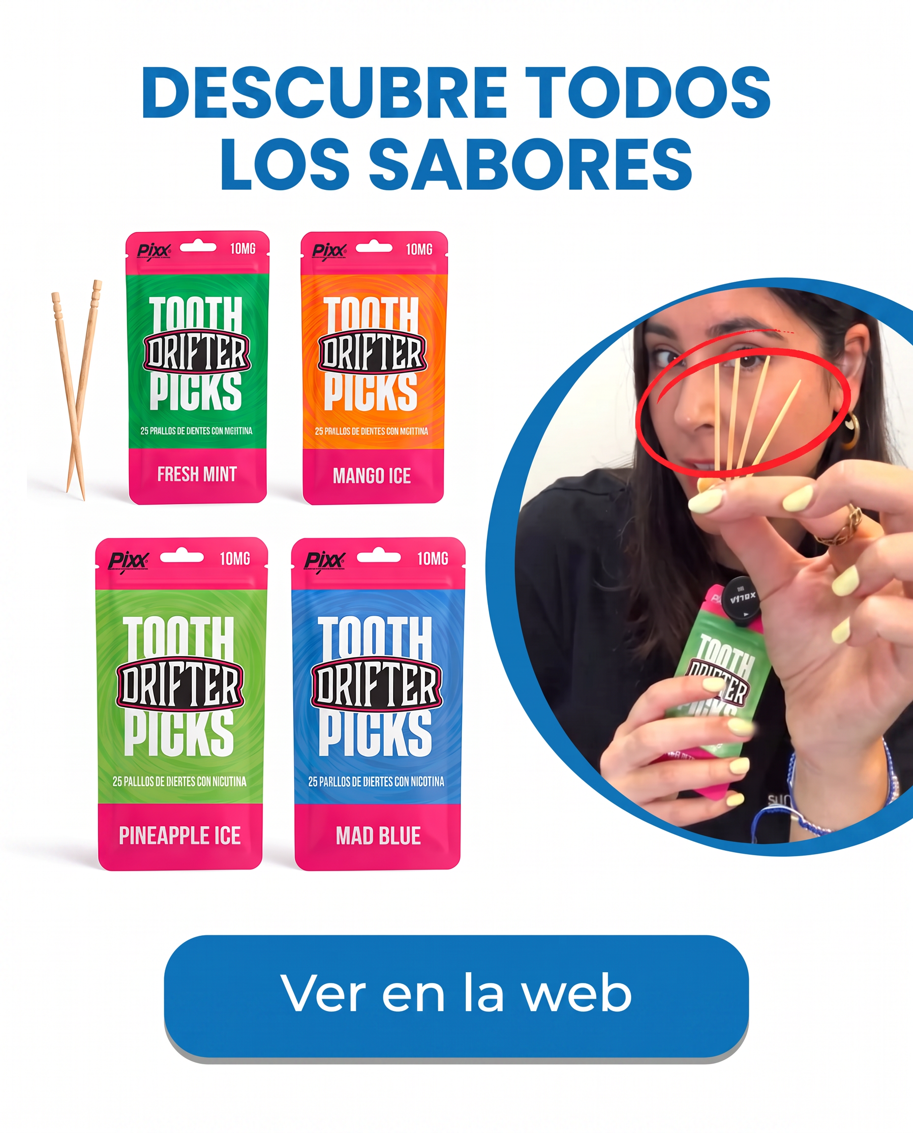 Descubre los palillos de nicotina Drifter