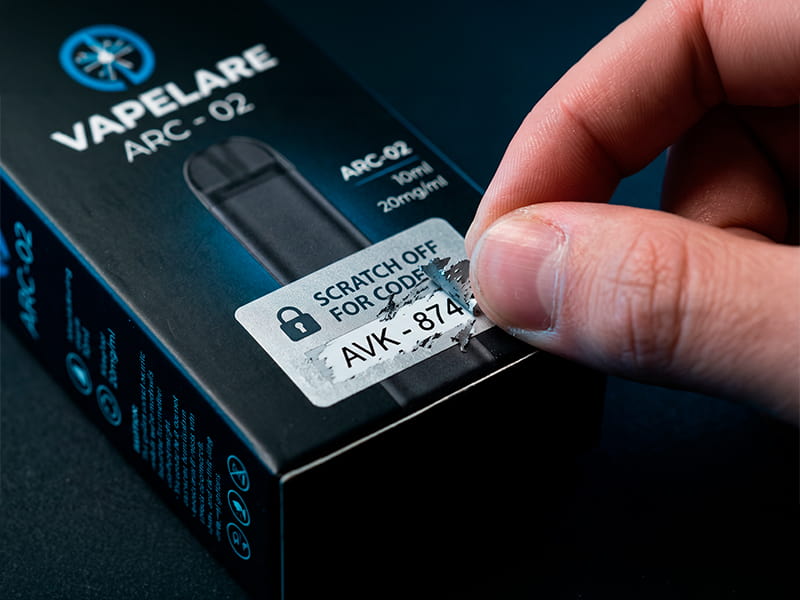 scratch check codigo autenticidad vaper original verificacion